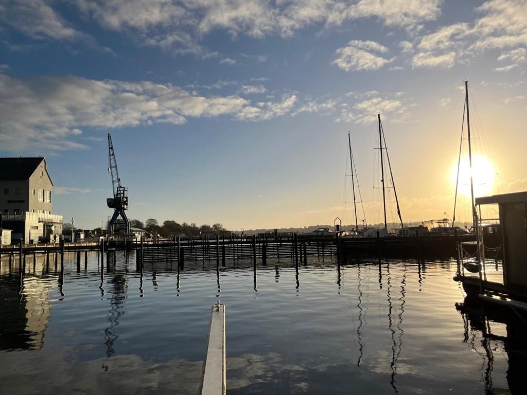 Ostsee Hausboot Schleswig Ostseeblick 1 Luaran gambar